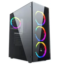 Gametech Ares 4 Adet Fanlı Ön Yan Temperli Cam Kasa
