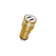 Hytech Hy-X68 3.1A 2 Usb Gold Metal Araç Şarj Cihazı