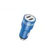 Hytech Hy-X68 3.1A 2 Usb Mavi Metal Araç Şarj Cihazı