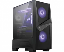 Msi Mag Forge 100M Usb3.2 2X12Cm Argb + 12Cm Fan Pencerelı Atx Sıyah Kasa