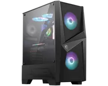 Msi Mag Forge 100R Usb3.2 2X12Cm Argb + 12Cm Fan Pencerelı Atx Sıyah Kasa