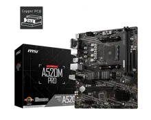 Msi A520M Pro Am4 Ddr4 Ses Glan Dp/Hdmi/Vga Sata3 Usb3.2 Matx