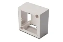 Dn-93804 Digitus Sıva Üstü Kutu, Beyaz Ren, 80 X 80 Mm Digitus Surface Mount Box For Faceplates, 80X80 Mm, Color Pure White French Layout