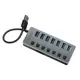 Dark Dk-Ac-Usb371 7+1 Port Adaptörlü Usb 3.0 Usb Çoklayıcı