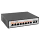 Uranıum POE-8002 8x10/100+2x10/100 Uplınk 104W 250 Metre Poe Swıtch