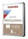 Toshiba 8TB N300 HDWG480UZSVA 3.5 7200RPM 256MB Sata 3 Harddisk