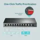 TP-LINK TL-SG1210MP 8 Port 10-100-1000 Poe+ Switch 2 Port 10-100-1000 Mbps 1 Port SFP