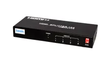 Beek Bs-Vsp-Ha04Uh 4K 4Lü Hdmi Video Çoklayıcı 3810 X 2160 (4K) Ve 1920 X 1080 (Full Hd) Piksel Çözünürlük Hdmi 2.0 Hdcp 2.3 Metal Şasi Siyah Renk (4K Hdmi Spliter