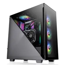 THERMALTAKE POWERSIZ DIVIDER 300 TG MID-TOWER PC KASASI SİYAH CA-1S2-00M1WN-01