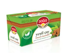 Doğuş Yeşil Çay Tarçınlı Karanfilli Poşet Çay 20x1.75G(600.10.50.0024)