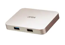 Aten-UH3235 Usb-C 4K Ultra Gaming Mini Dock With Power Pass-Through