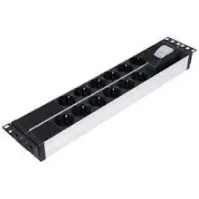 Lande LN-PRZ-SGT-2U12P-SC Soketli Schuko Grup Priz, 19” 2U