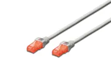 Assmann Dk-1617-200 Digitus Patch Kablo, U-Utp, Cat. 6, 20 Metre, Awg 26/7, Cu, Lszh, Gri Renk