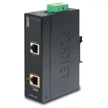 Planet Pl-Ipoe-162 Endüstriyel Tip Ieee 802.3At Gigabit High Power Over Ethernet Injector (Mid-Span, 30 Watt)&Lt;Br&Gt;Industrial Ieee 802.3At Gigabit Power Over Ethernet Plus Injector (Mid-Span, 30 Watts)