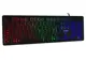 Everest Kb-120 Sleek Q Türkçe Usb Gökkuşağı Aydınlatmalı Siyah Gaming Klavye