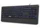 Everest Kb-R61 Brıght Q Türkçe Usb Multimedya 3 Renk Aydınlatmalı Siyah Klavye