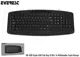 Everest Kb-920 Q Türkçe Usb Multimedya Full Boy Q Ofis 14 Siyah Klavye