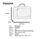 Classone Tl5004 15.6 İnch Laptop , Notebook Çantası -Gri