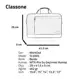 Classone Tl5005 15.6 İnch Laptop,Notebook Çantası -Bordo