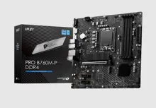Msı Pro B760M-P D4 1700P Vga Hdmi Dp Pro B760M-P Ddr4