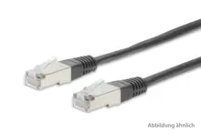 Ednet Ed-84177 Cat.5E Crossover Patch Kablo S/Stp Zırhlı Awg 26 Altın Kaplama 5 Metre Siyah Renk