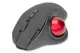 Da-20156 Wireless Ergonomic Optical Trackball Mouse Red 8D (Buttons) 2.4Ghz Rechargeable Battery Black