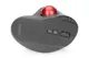 Da-20156 Wireless Ergonomic Optical Trackball Mouse Red 8D (Buttons) 2.4Ghz Rechargeable Battery Black