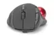 Da-20156 Wireless Ergonomic Optical Trackball Mouse Red 8D (Buttons) 2.4Ghz Rechargeable Battery Black