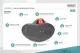 Da-20156 Wireless Ergonomic Optical Trackball Mouse Red 8D (Buttons) 2.4Ghz Rechargeable Battery Black