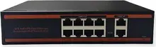 Q-LINK ND1P802LF 8 PORT 10/100 POE 2 PORT 10/100 UPLİNK SWITCH 150W