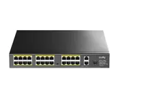 CUDY FS1026PS1 24-Port 10/100M PoE+ Switch with 2