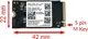 Samsung MZALQ512B 512 GB M.2 PCIe NVME 2242 SSD MZALQ512HBLU-00BL1