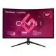 31.5 Vıewsonıc Vx3218-Pc-Mhdj 1Ms 165Mhz 2Xhdmı 1Xdp Fhd1920X1080 Hoparlör Çerçevesiz Yükseklik Ayarı Gamıng Curved Vesa