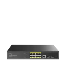 Cudy Gs2008Ps2 8 Port 10/100/1000 Yönetilebilir (L2) 2 Sfp (1Gb) Rack Mount (8 Port Poe+) 120W Switch
