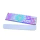 Turbox TR-MK10PD Gaming Mekanik Pudding Tuş Bilek Destekli Blue Switch Beyaz Mekanik Rgb Klavye