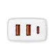 Baseus Compact Qc Beyaz 30W Duvar Şarj Cıhazı Çıkış :2Xusb 1Xtype-C Ccxj-E02