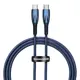 Baseus Glımmer Serıes 100W 100 Cm Pd Type-C To Type-C Şarj Kablosu Mavi Cadh000703 