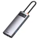 Baseus Metal Gleam 6In1 Type-C Hub Çıkış:3X Usb3.0 1X Hdmı1X Type-C Ve 1X Rj45 4K Hd5 Gb/S Giriş:Type-C Cahub-Cw0G