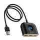 Baseus Square Sıyah 4In1 100 Cm Usb Hub Çıkış:Usb X4 Giriş:Usb Cahub-Ay01 