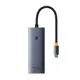 Baseus Ultra Joy 5In1 Grı Type-C Hub B00052809813-00 Giriş:Type-C Çıkış:Usb X4, Hdmı X1