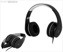 Frisby FHP-960BW SİYAH/BEYAZ MİKROFONLU KULAKLIK