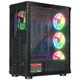 Rampage Prolıx Mesh 850W 80+ 4X120Mm Argb Fan+Kontrolcü Manyetik Temperli Camlı Atx Mıdı Tower Gamın 