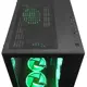 Rampage Icewave Psu Yok Siyah Temperli Camlı 7X120Mm Argb Fan+Kontrolcü Transparan E-Atx Mıdı Tower  