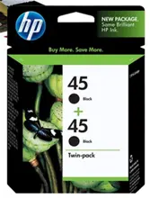 Hp 45 Black Siyah 42Ml 51645Aa 2Li Paket Kartuş Cc625A(450.10.20.0371)