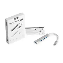 Dark Connect Master X4 Usb3.0 3Port 2.0 Hub (Dk-Ac-Usb310C)