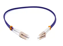 Beek BC-FO-5LCLC-0.5/4 LC-LC Fiber Optik Patch Kablo Multimode OM 4 50/125 Duplex 3.0mm LSZH 0,5 Metre