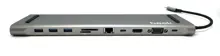 Beek Ba-Dck-Uc11 11 İn 1 Usb Tip C Docking Station Beek 11 İn 1 Usb Tip C Docking Station Pd3.0 Charging Hdmı 4K/30Hz Vga 1080P Rj45 1Gbps 3Xusb 3.0 Usb C Data Transfer 3.5Mm Audio Output Sd/Tf Card Reader Space Gray