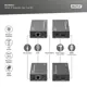 Digitus Ds-55517 Hdmı Ip Sinyal Uzatma Seti Alıcı (Receiver) Ve Verici (Transmitter) Birim Dahil 120 Metre Full Hd 1080P Tek Noktadan Çok Noktaya