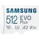 Samsung 512Gb Evoplus Mb-Mc512Sa/Tr Mıcro-Sd Hafıza Kartı