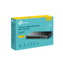 Tp-Lınk Ls1210Gp 10-Port Gigabit Desktop Switch With 8Poe